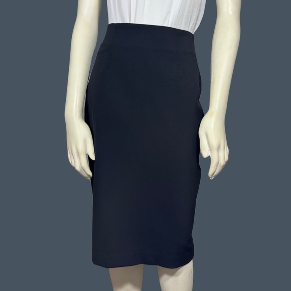 Kenneth Cole Black Pencil Skirt Sleek Design - Picture 1 of 6